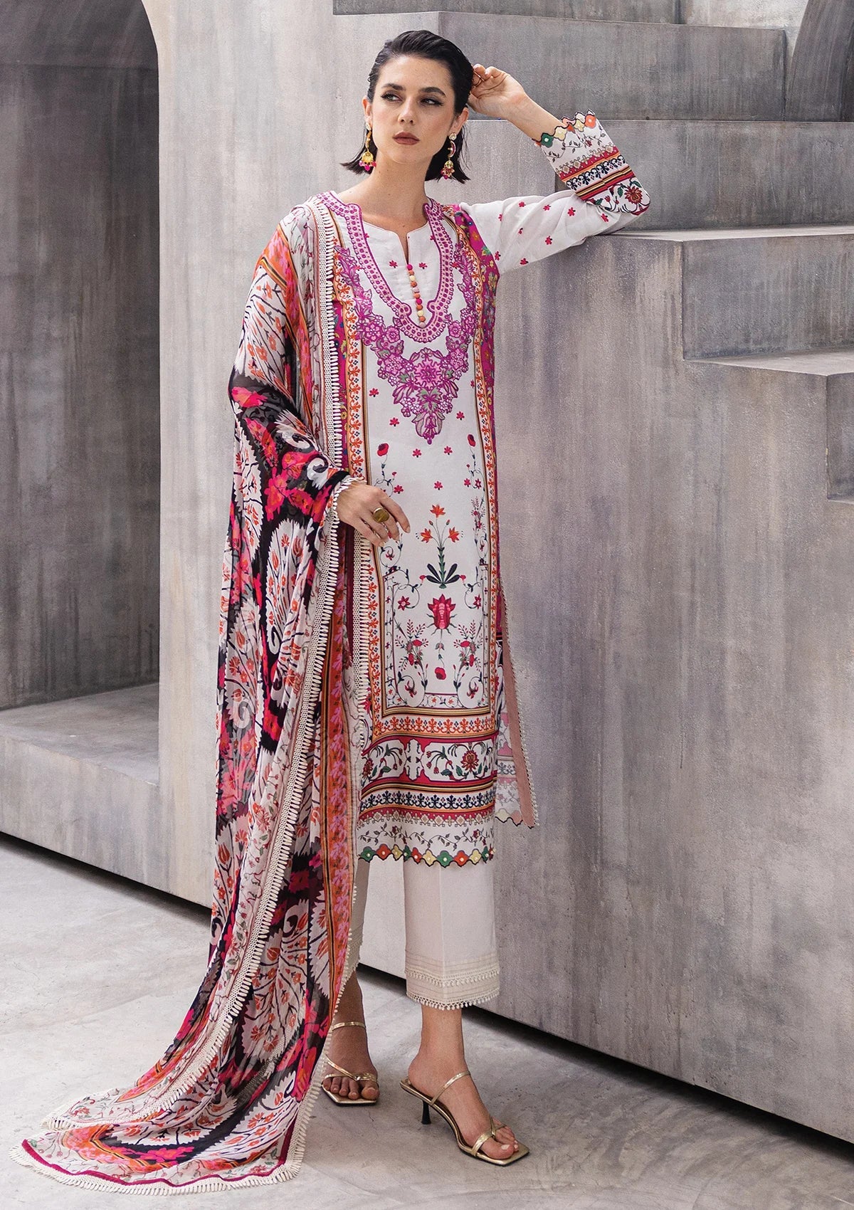 Roheenaz - Azalea Printed Lawn Vol 2 '24