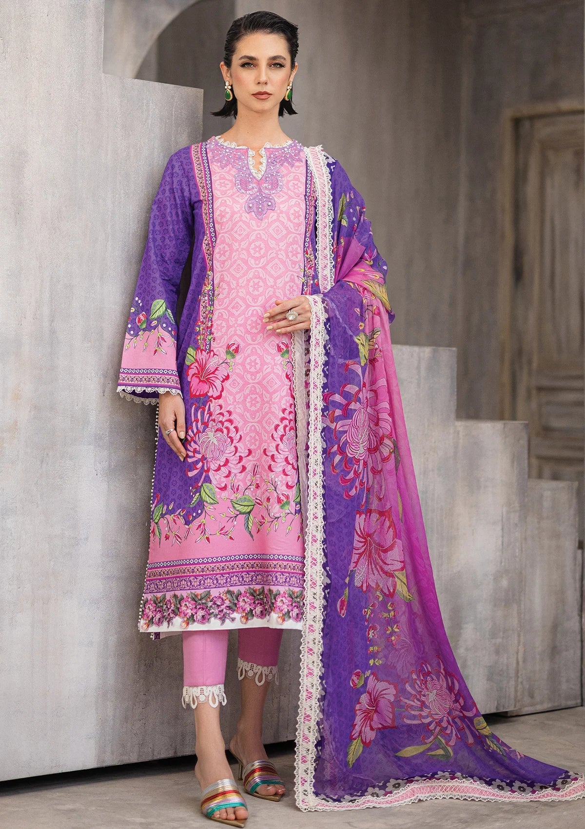 Roheenaz - Azalea Printed Lawn Vol 2 '24