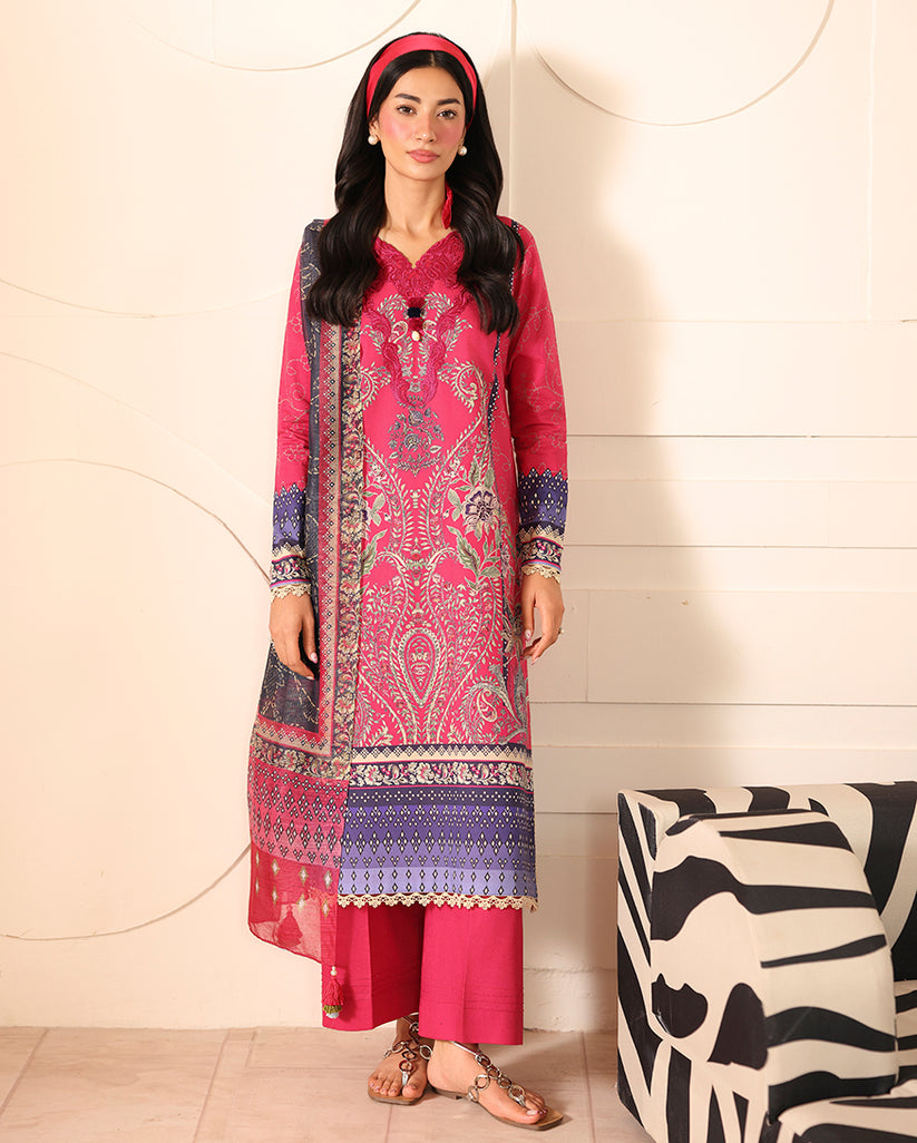 Roheenaz - Pareesa Printed Cambric Collection '25