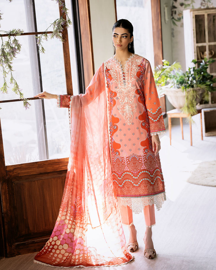 Roheenaz - Flora Printed & Embroidered Lawn Vol 3 ’24