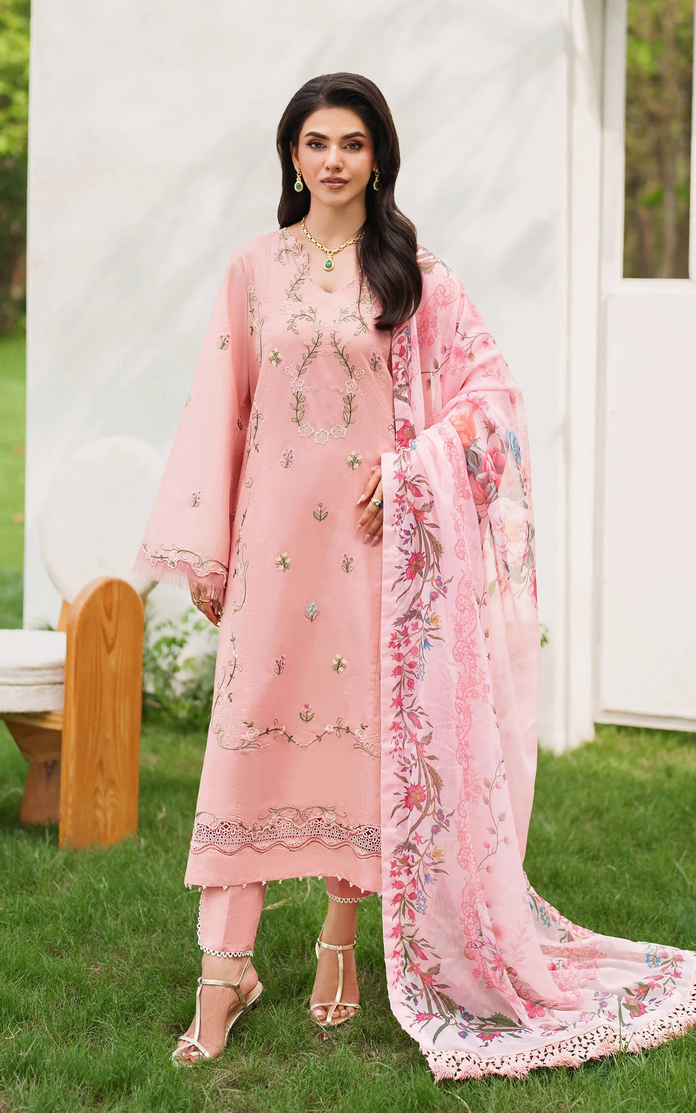 Asifa & Nabeel - EDEN Cambric Unstitched Collection '25