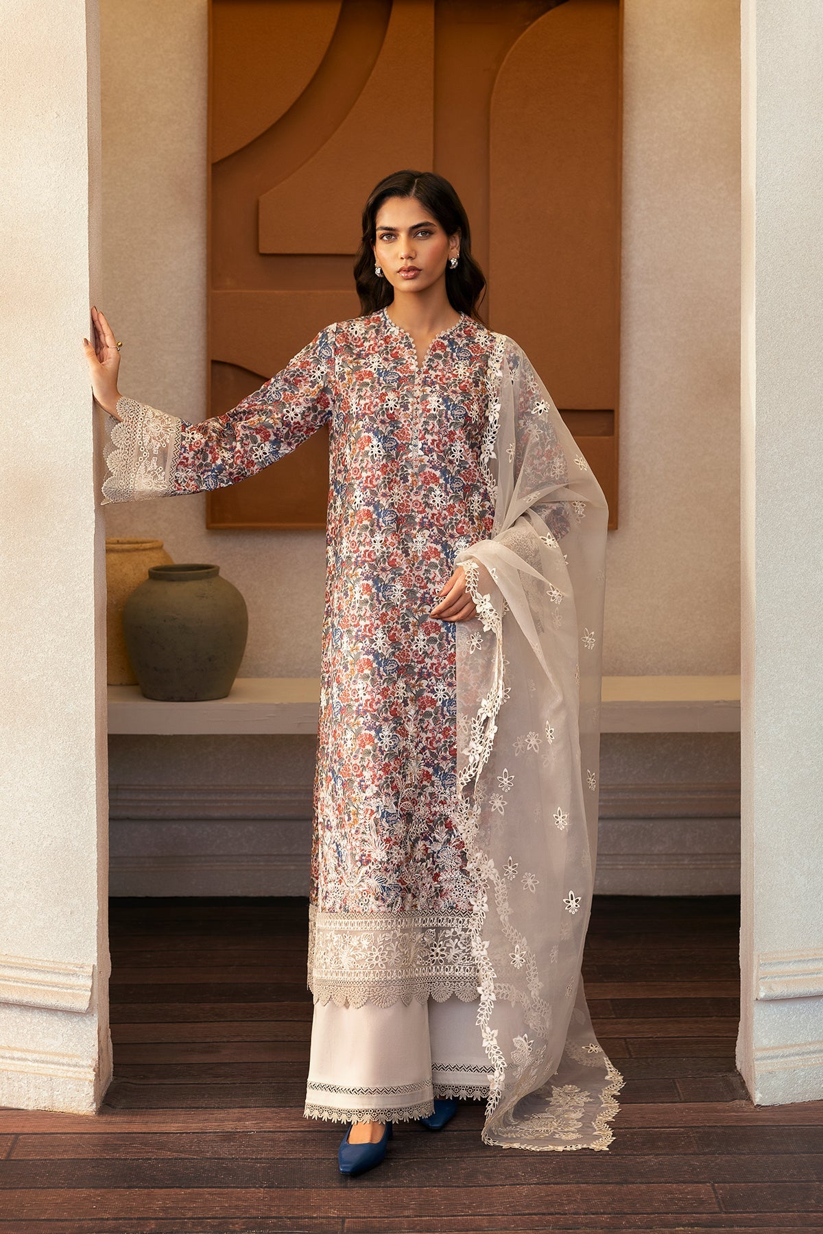 Afrozeh - DayBreak Printed Chikankari Collection '25