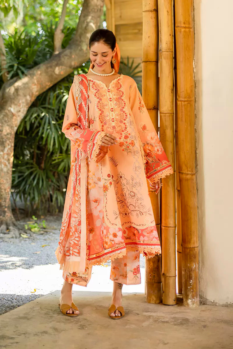 Roheenaz - Ethereal Bloom Embroidered Print Collection '25