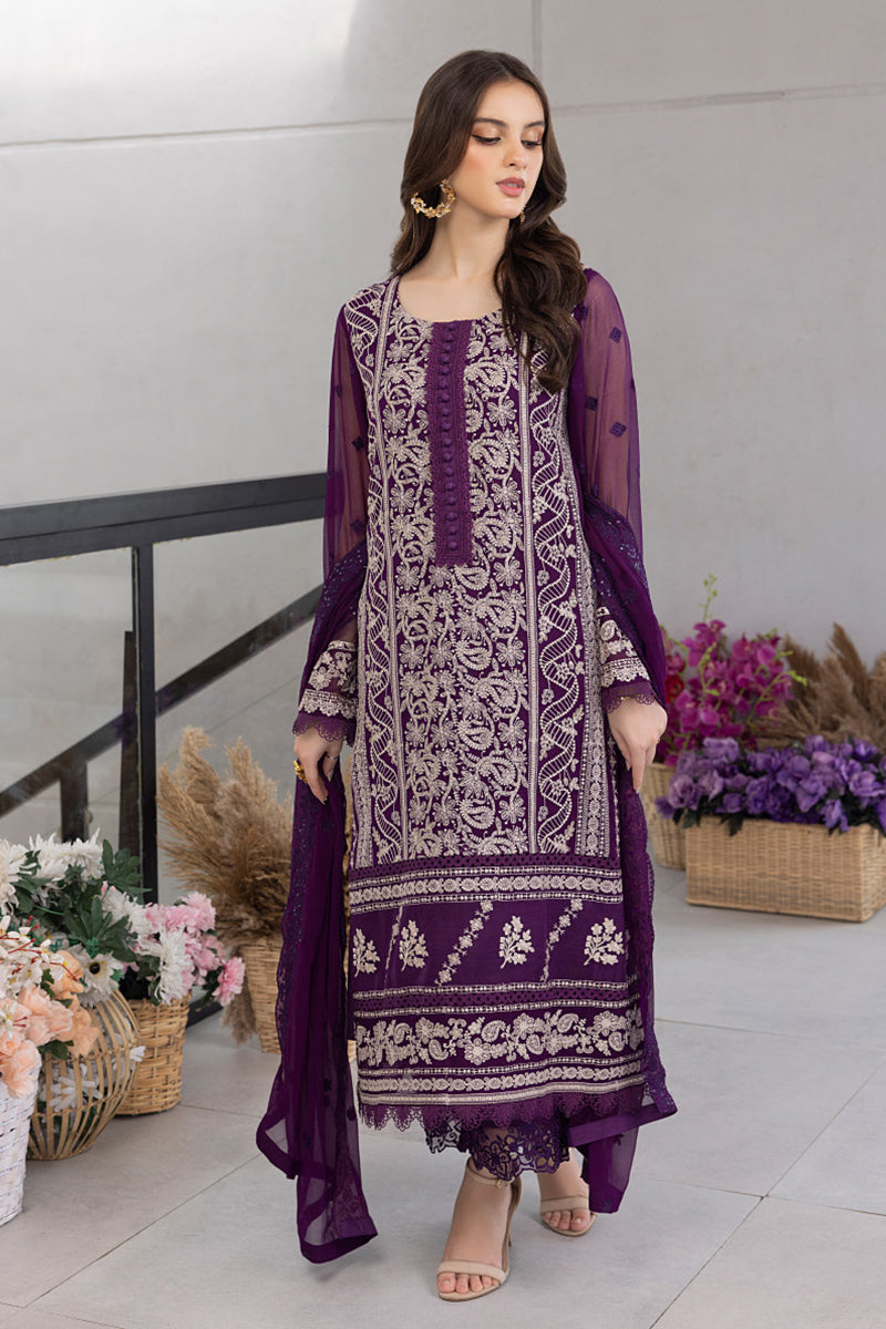 Azure - Eid Ensembles Chiffon 3Pc '23
