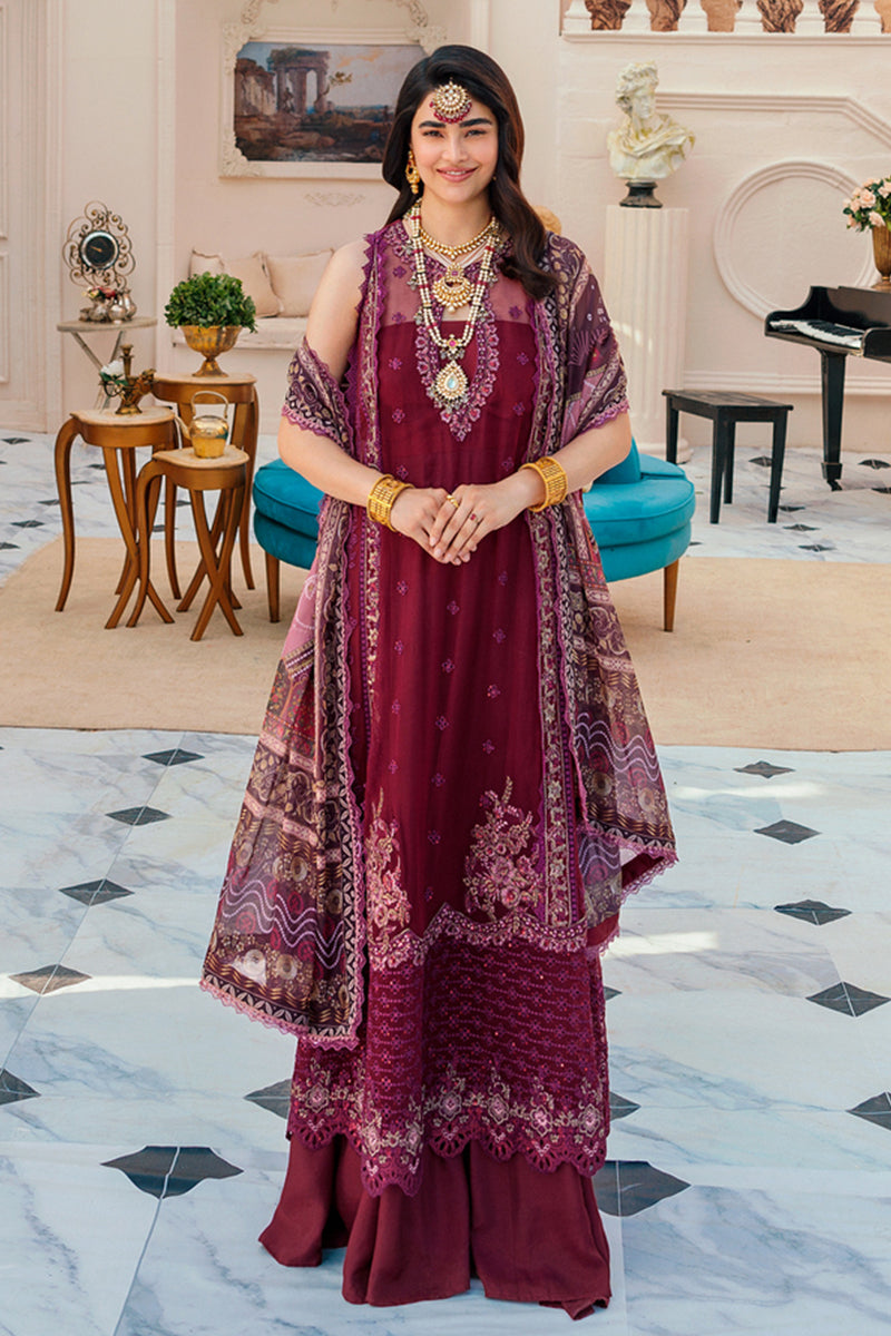 Noor Chiffon Lazerkari by Sadia Asad