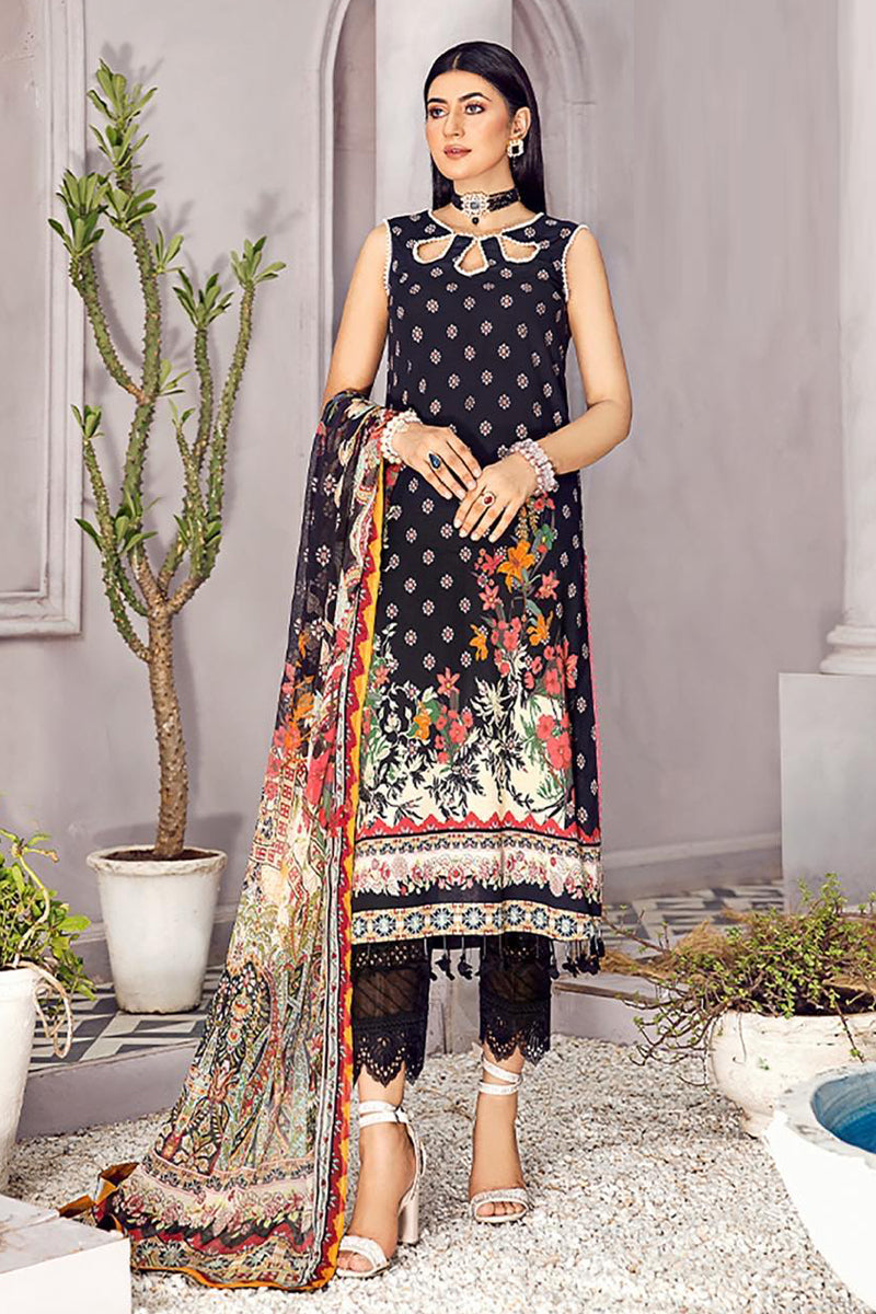 Emrose Drop II - Unstitched Digital Printed Lawn '22