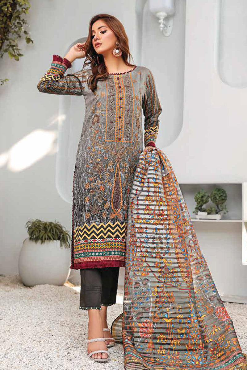 Lala - Kesa Embroidered Print Viscose Collection