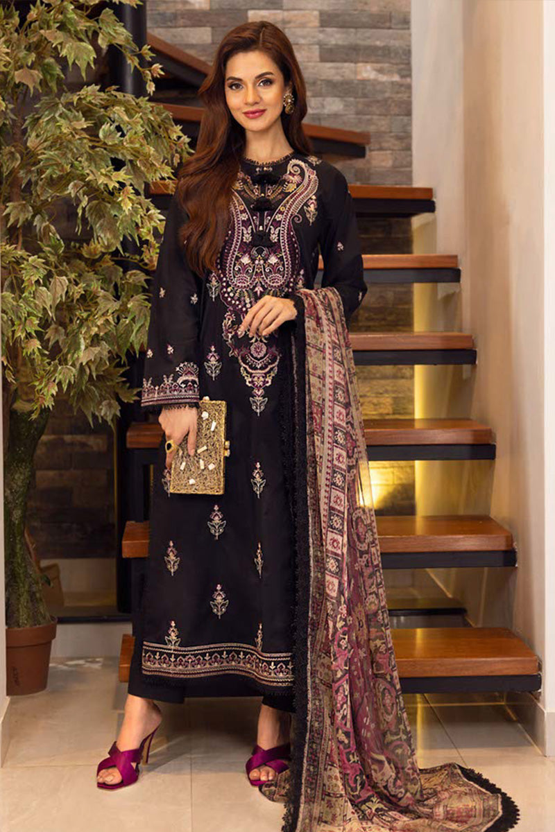 Asim Jofa - Aira Collection - Unstitched Embroidered Lawn '22 Restock