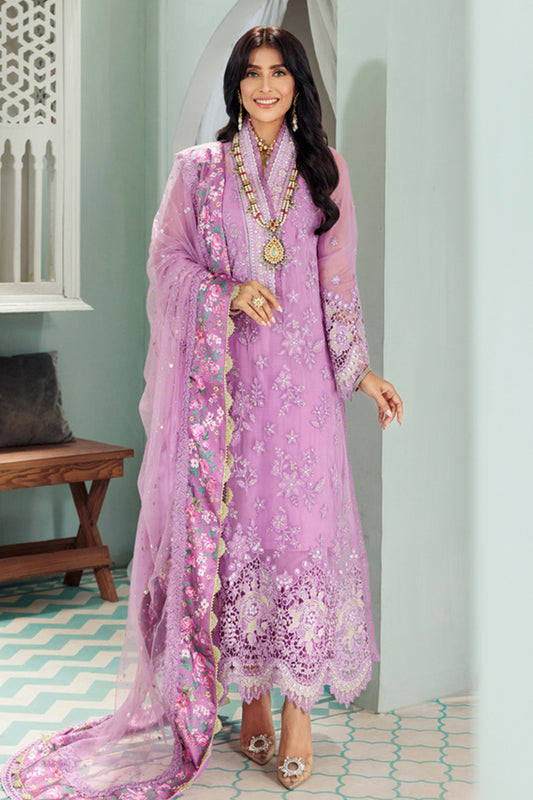 Noor Chiffon Lazerkari by Sadia Asad