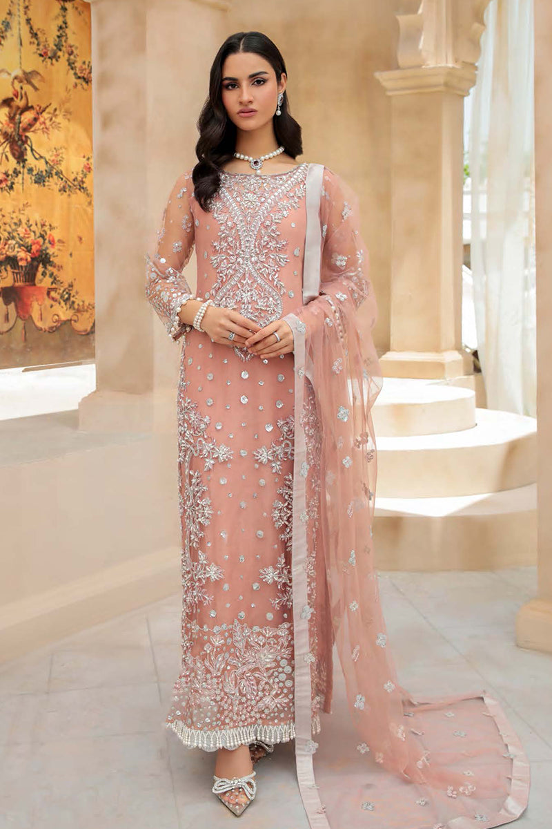 Freesia - Parizah Unstitched Embroidered Collection '22