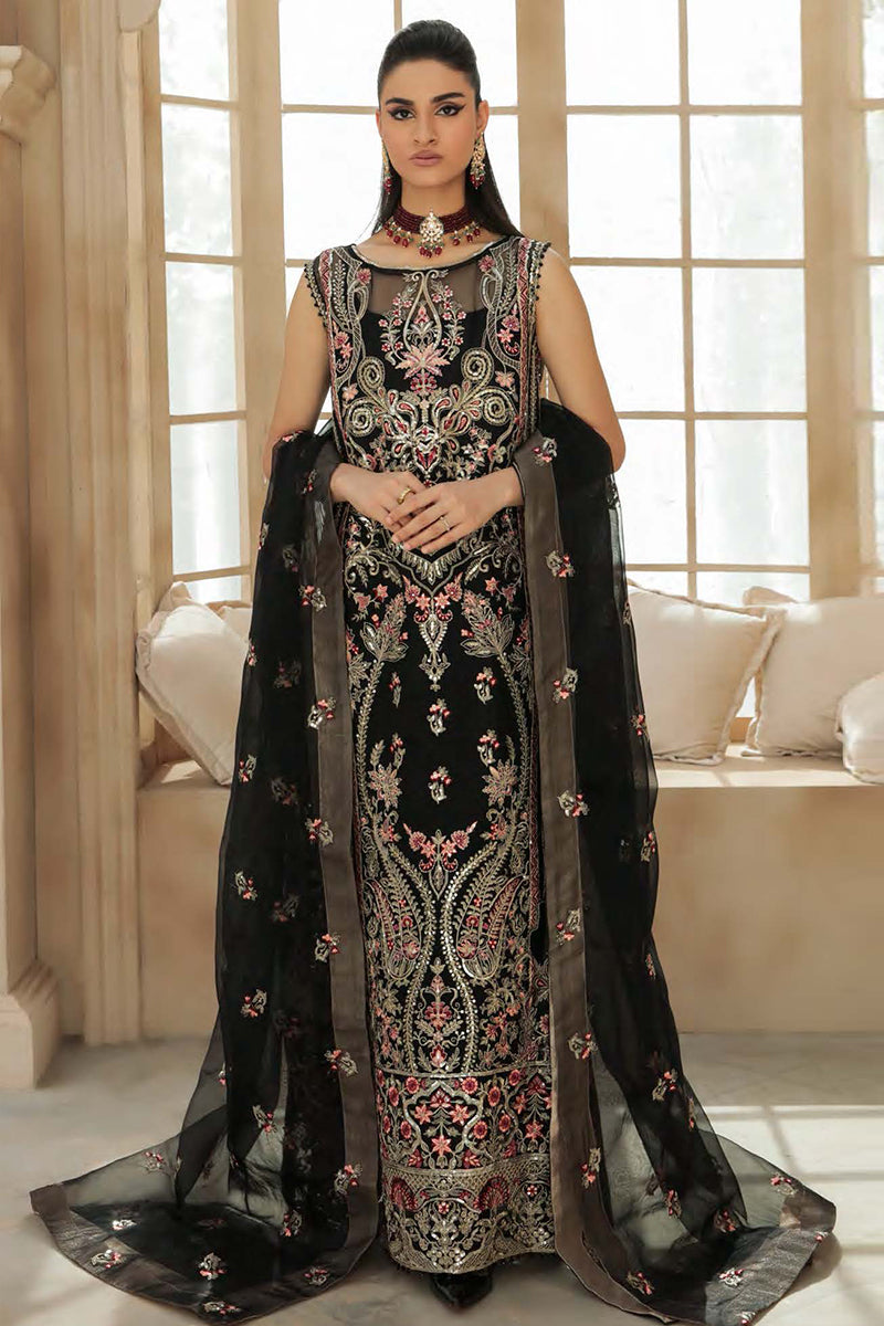 Freesia - Parizah Unstitched Embroidered Collection '22