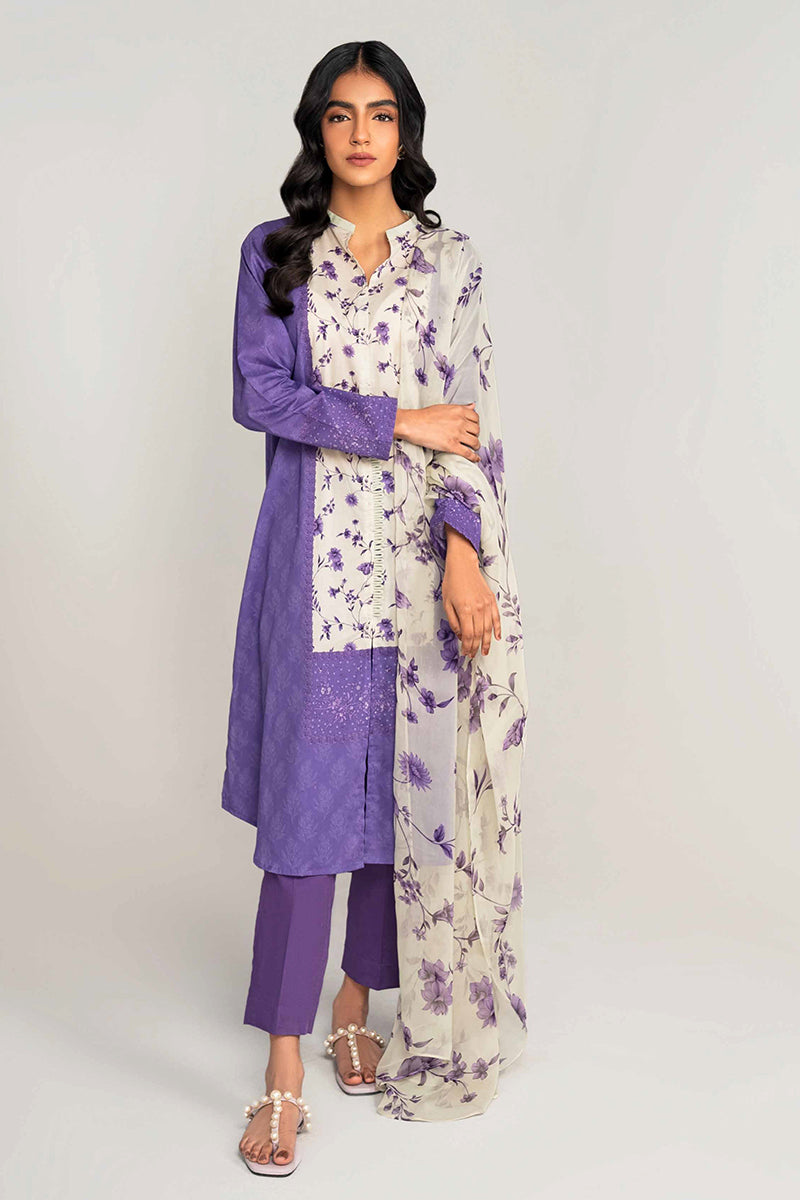 Cross Stitch - Unstitched Daily Lawn Collection