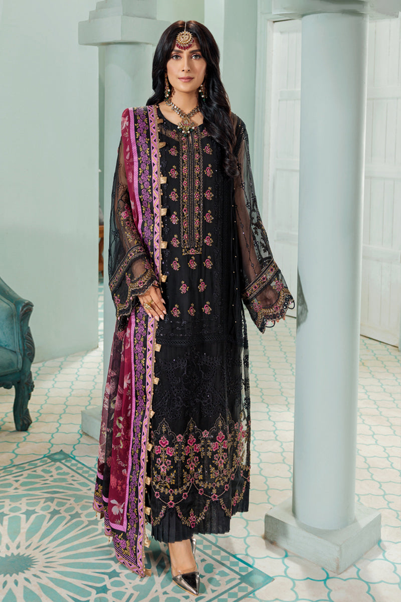 Noor Chiffon Lazerkari by Sadia Asad