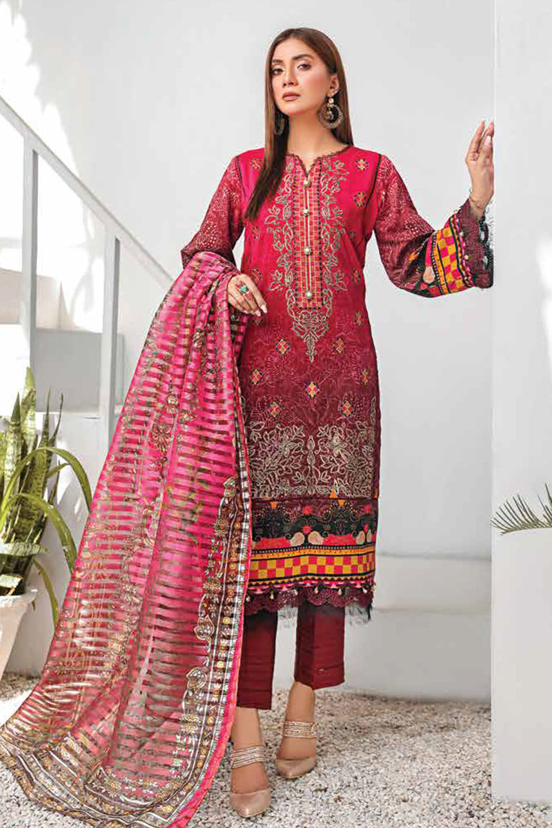 Lala - Kesa Embroidered Print Viscose Collection