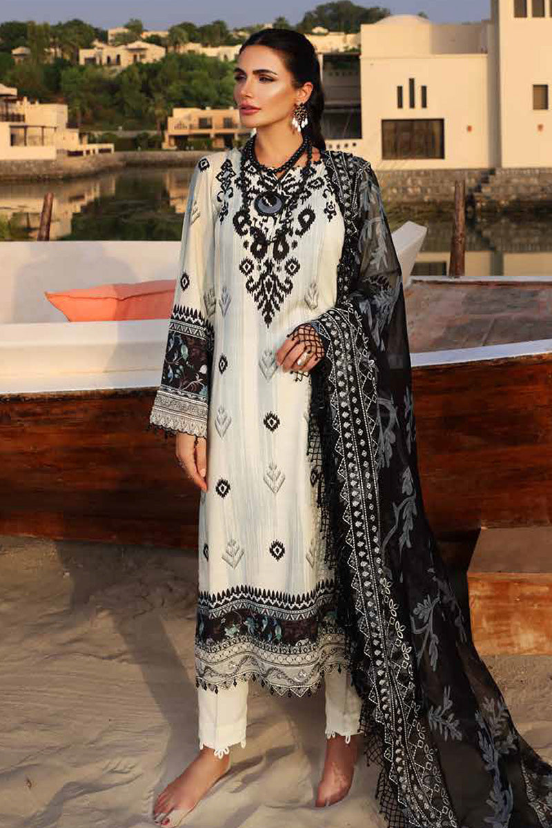 Nureh - Gardenia - Embroidered Linen Collection '22