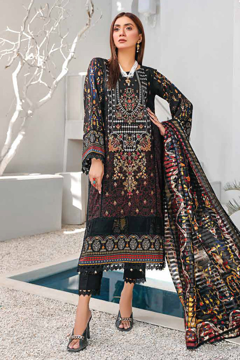 Lala - Kesa Embroidered Print Viscose Collection