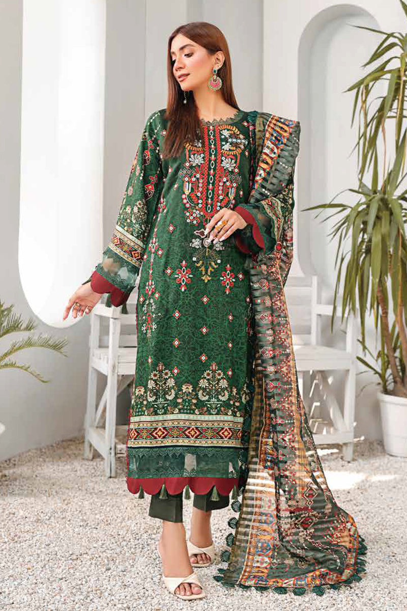 Lala - Kesa Embroidered Print Viscose Collection