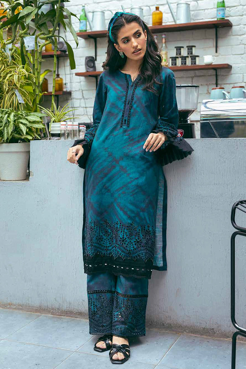 Nureh - Ballerina - Embroidered Khaddar Chikankari Collection '22