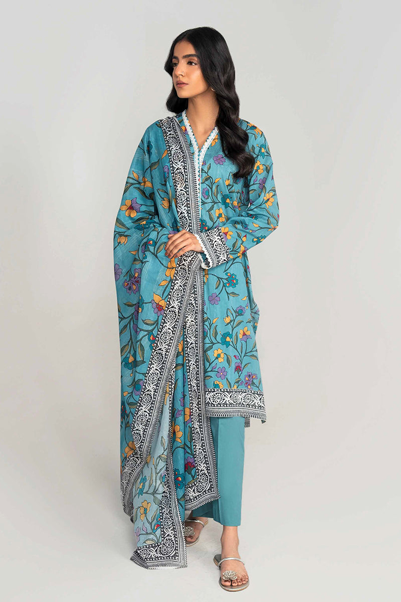 Cross Stitch - Unstitched Daily Lawn Collection