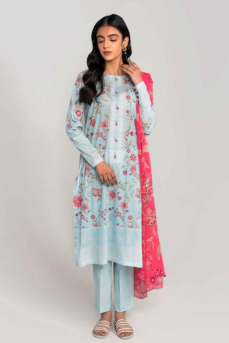 Cross Stitch - Unstitched Daily Lawn Collection