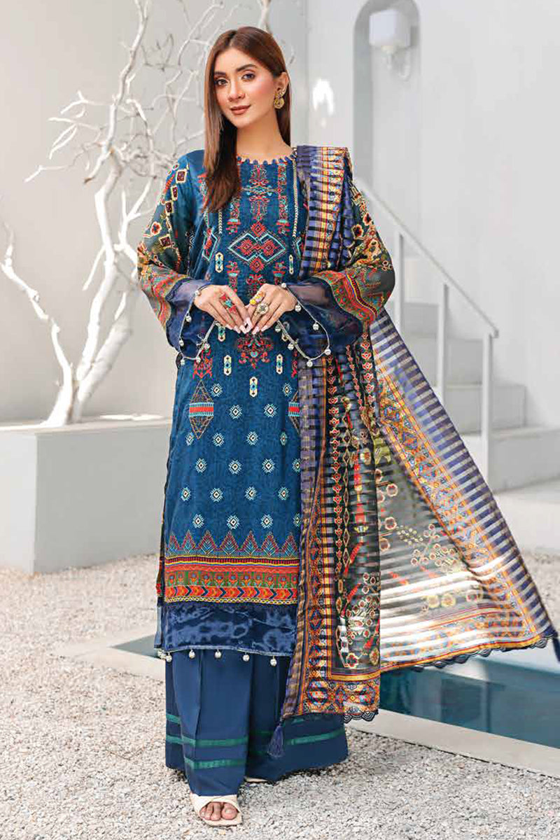 Lala - Kesa Embroidered Print Viscose Collection