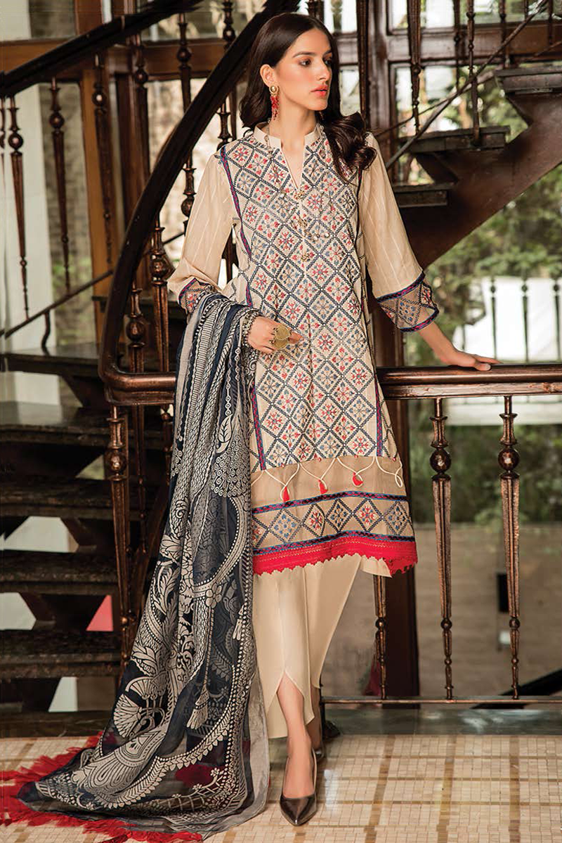 Gul Bagh Unstitched Premium Embroidered Lawn '22