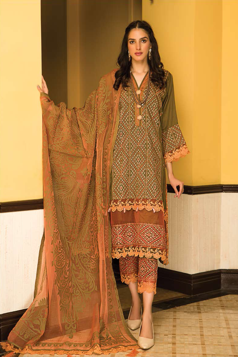 Gul Bagh Unstitched Premium Embroidered Lawn '22
