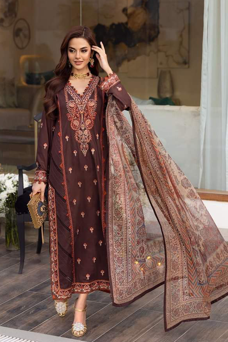 Aira - Unstitched Embroidered Lawn Collection '22