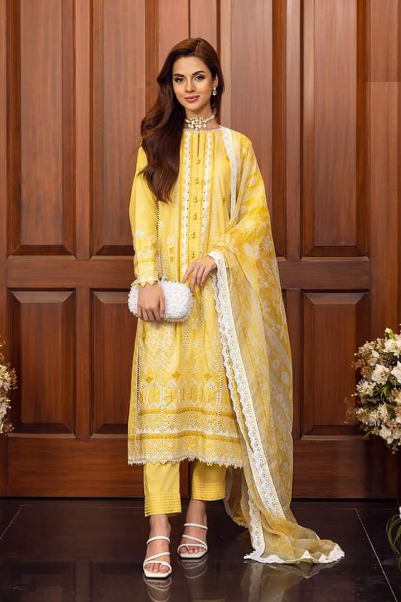 Aira - Unstitched Embroidered Lawn Collection '22
