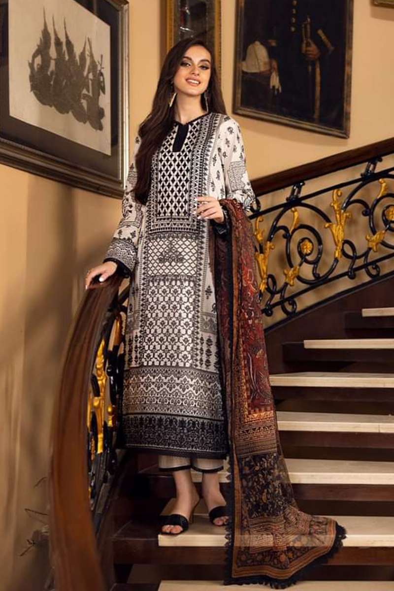 Aira - Unstitched Embroidered Lawn Collection '22