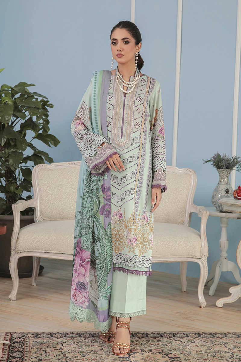Faiza Faisal By Ittehad FNF Basics Unstitched Digital Printed Lawn '22