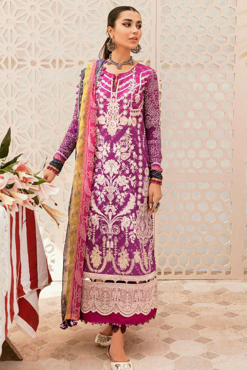 Qaus-e-Quzah Vol II Unstitched Embroidered Lawn '22