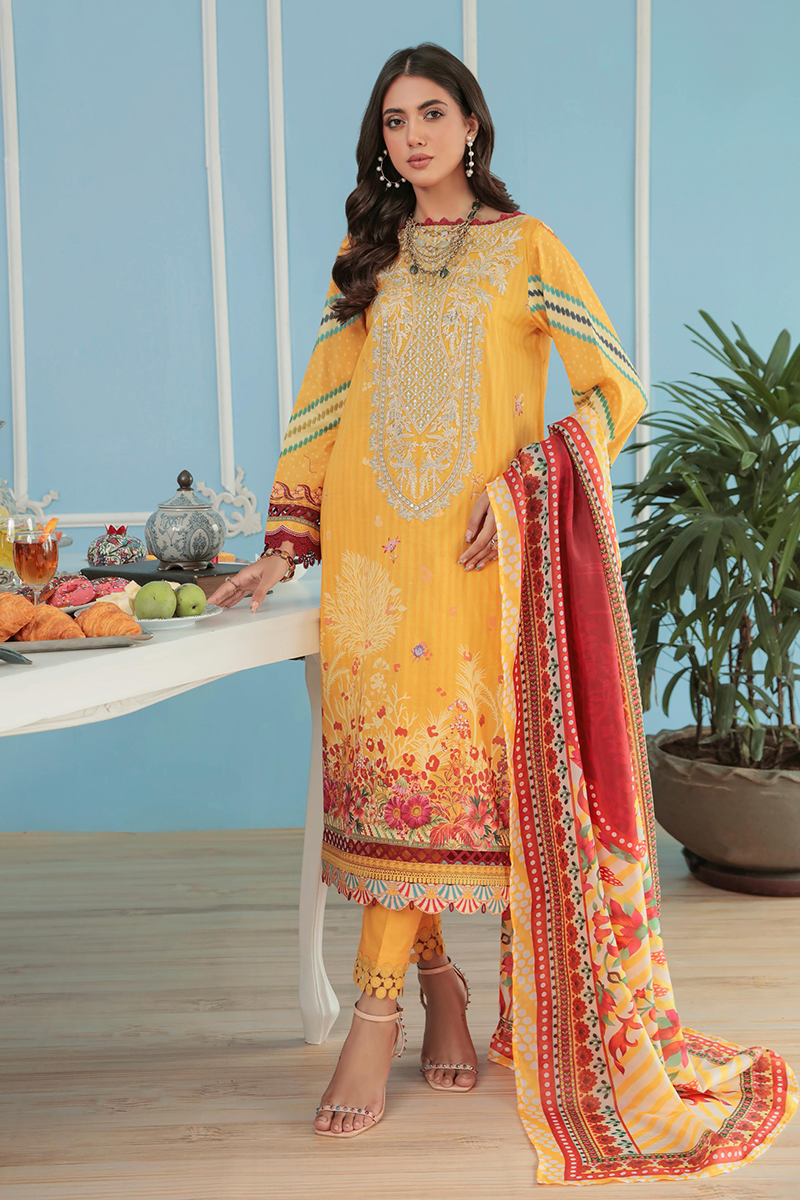 Faiza Faisal By Ittehad FNF Basics Unstitched Digital Printed Lawn '22