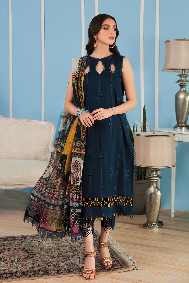 Faiza Faisal By Ittehad FNF Basics Unstitched Digital Printed Lawn '22