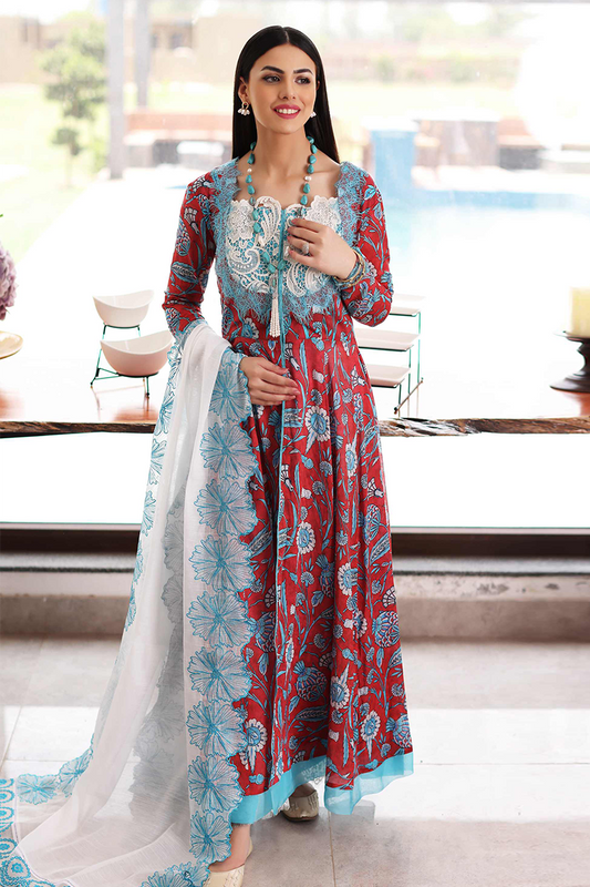 Sable V - Lila - Unstitched Lawn Collection '22