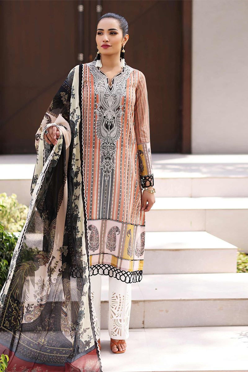 Sable V - Lila - Unstitched Lawn Collection '22