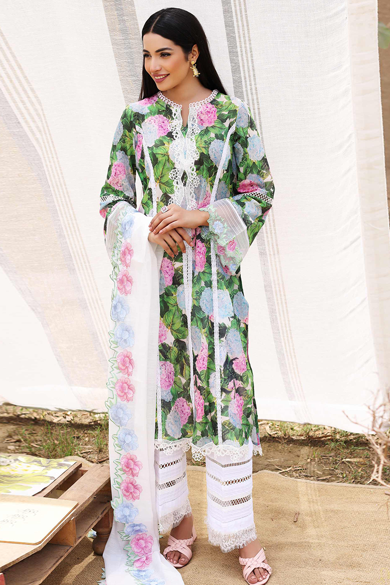Sable V - Lila - Unstitched Lawn Collection '22
