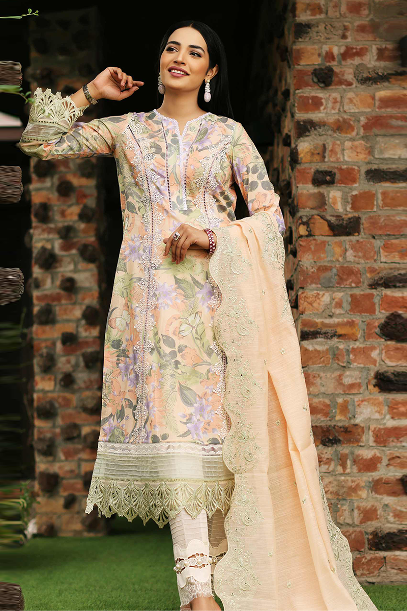 Sable V - Lila - Unstitched Lawn Collection '22
