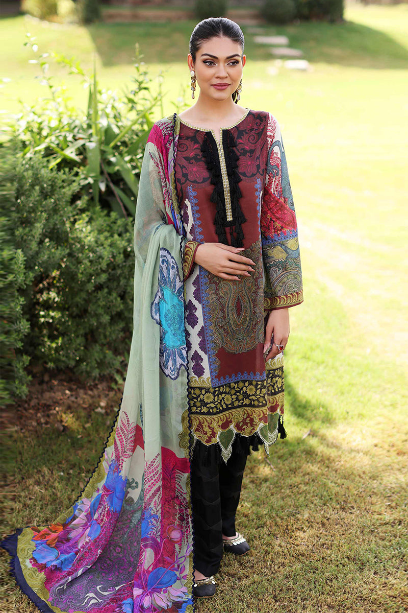 Sable V - Lila - Unstitched Lawn Collection '22