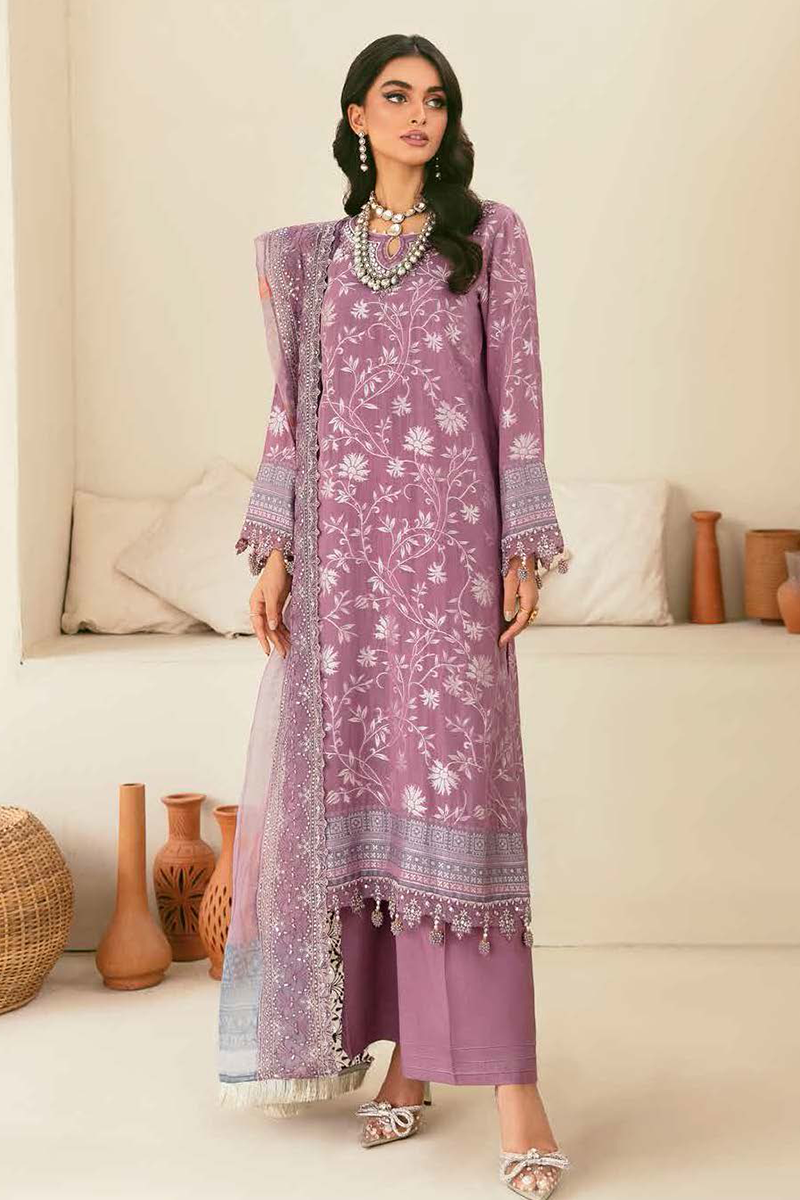 Nureh - Maya Jacquard - Unstitched Embroidered Cambric Jacquard Collection '22