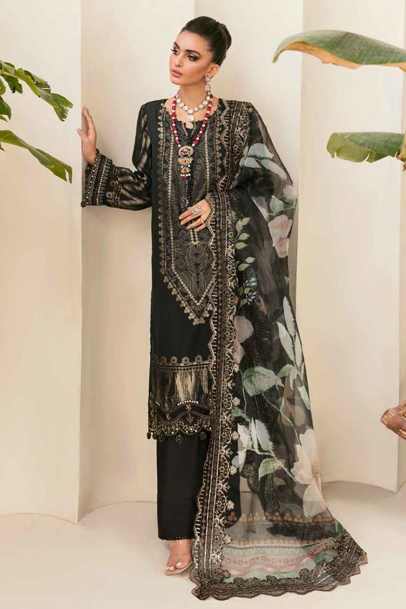 Nureh - Maya Jacquard - Unstitched Embroidered Cambric Jacquard Collection '22
