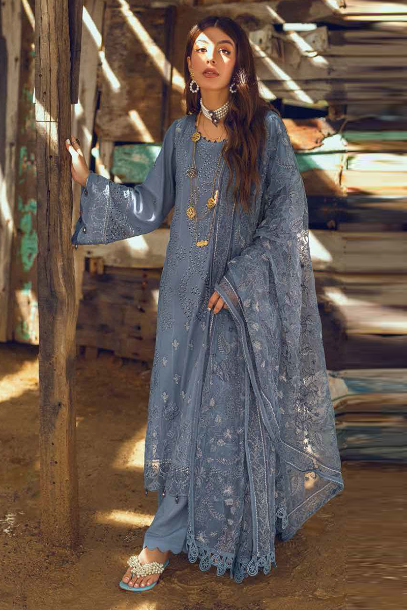 Nureh - Karavan - Unstitched Embroidered Karandi '22