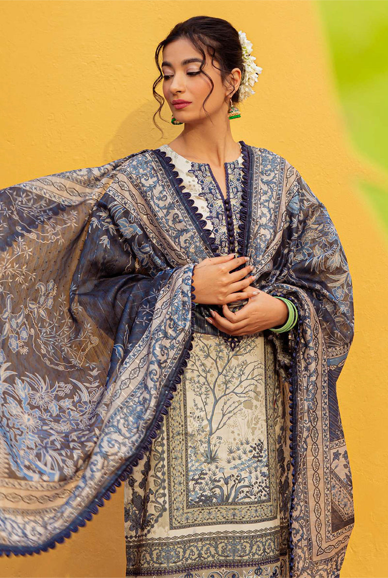 Zarqash - Tresor Luxe Lawn Collection '23