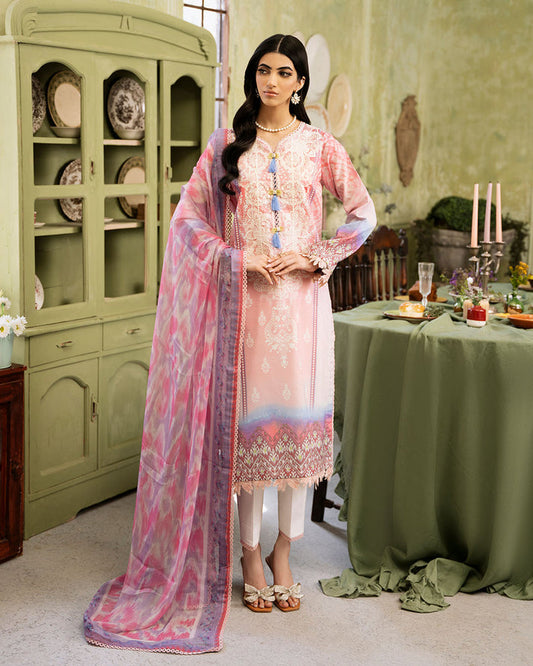 Roheenaz - Flora Printed & Embroidered Lawn Vol 3 ’24