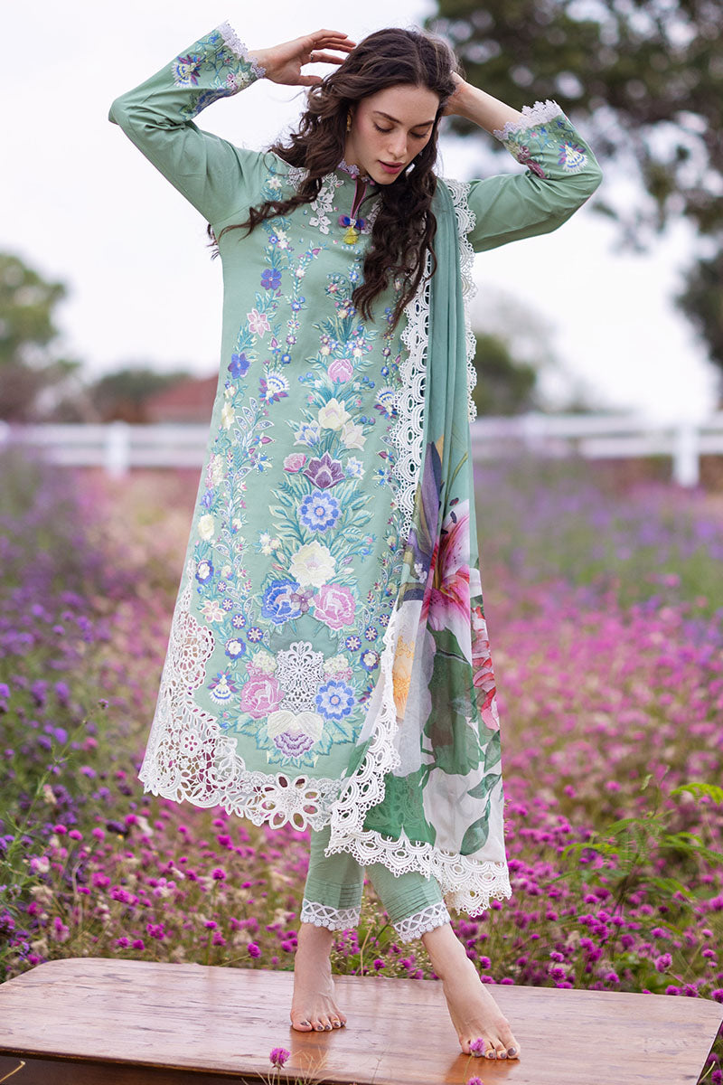 Mushq Hemline - The Secret Garden Lawn Collection '24