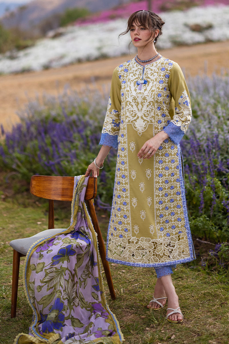 Mushq Hemline - The Secret Garden Lawn Collection '24