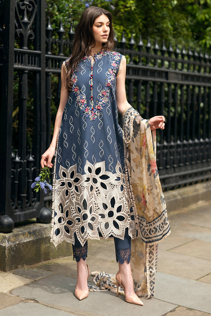 Mushq - Hemline Odyssey Chikankari Lawn Collection '24