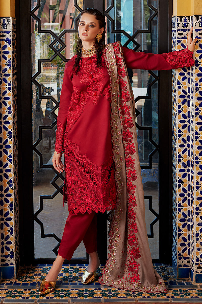 Mushq - Moroccan Dream Unstitched Sateen Shawl Collection '23