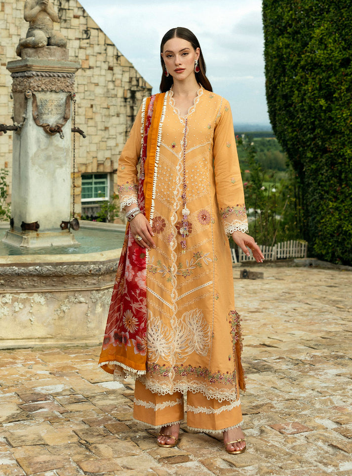 Roheenaz - Flanerie Unstitched Lawn ’25 Vol 1