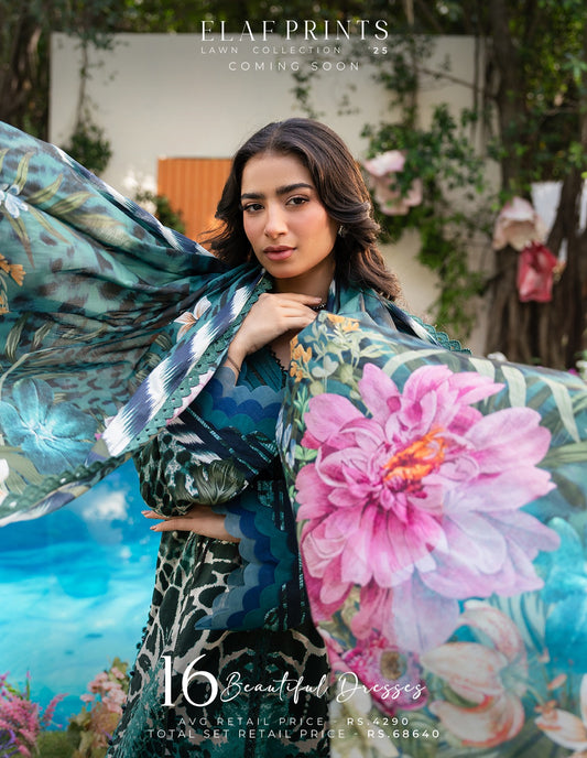 Elaf - Prints Printed Lawn '25